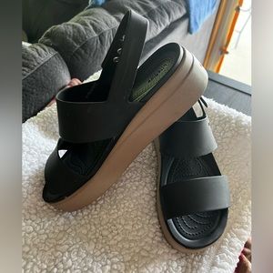 CROCS Platform Sandals